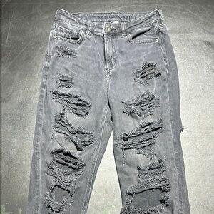 American Eagle Distressed Straight Leg Jeans